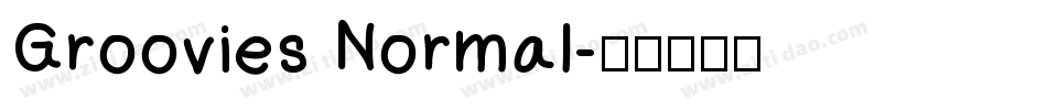 Groovies Normal字体转换